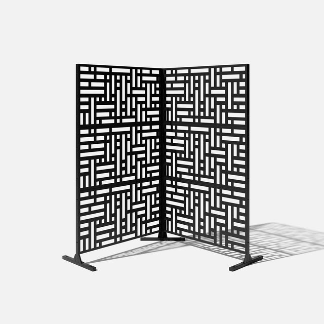 corten blocks privacy screen sets