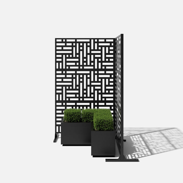 corten blocks privacy screen sets