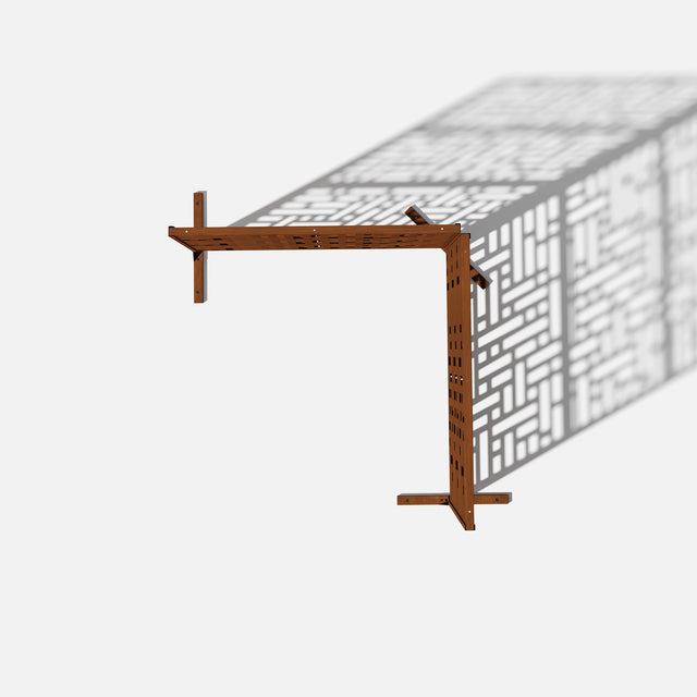 corten blocks privacy screen sets