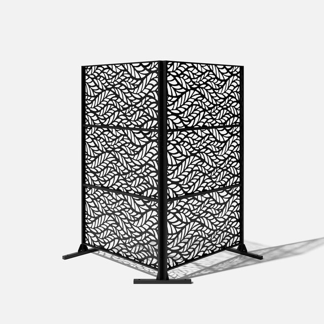 corten flowleaf privacy screen sets