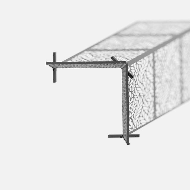 corten flowleaf privacy screen sets