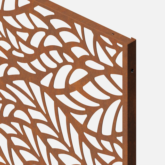 corten flowleaf privacy screen sets