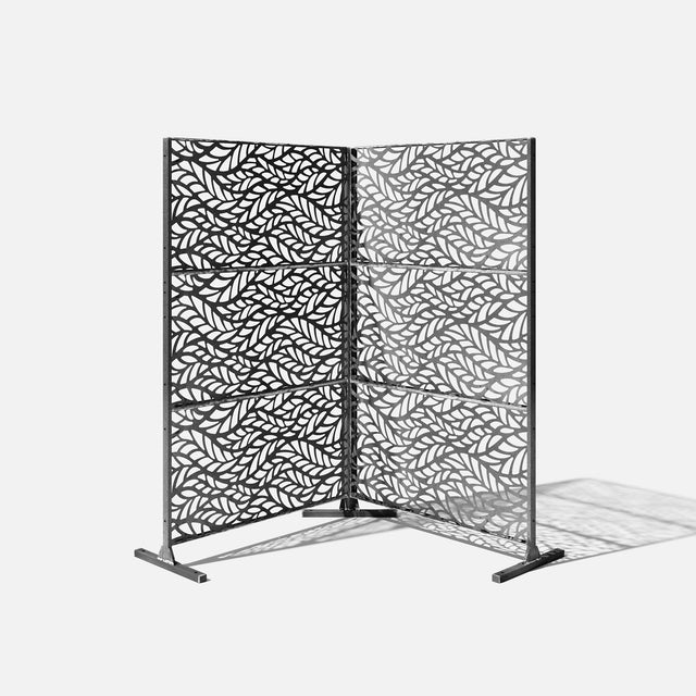 corten flowleaf privacy screen sets