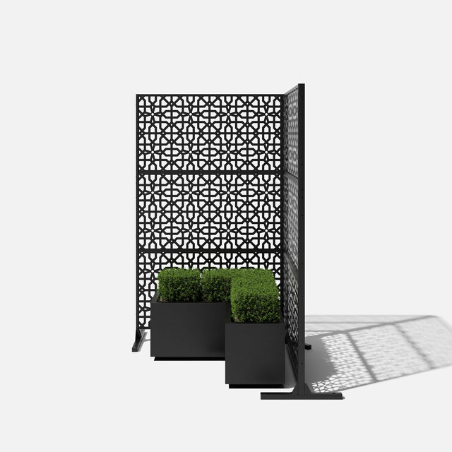 corten parilla privacy screen sets