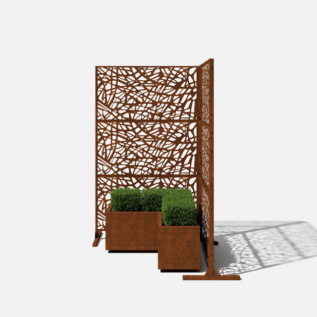corten web privacy screen sets