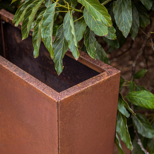 corten span planter