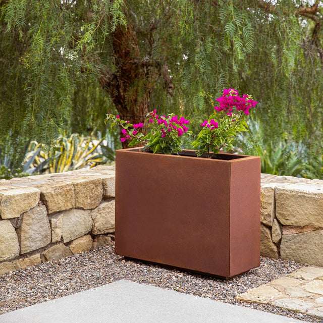 corten span planter