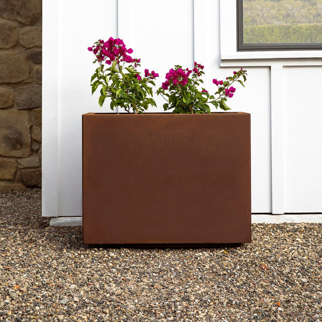 corten span planter