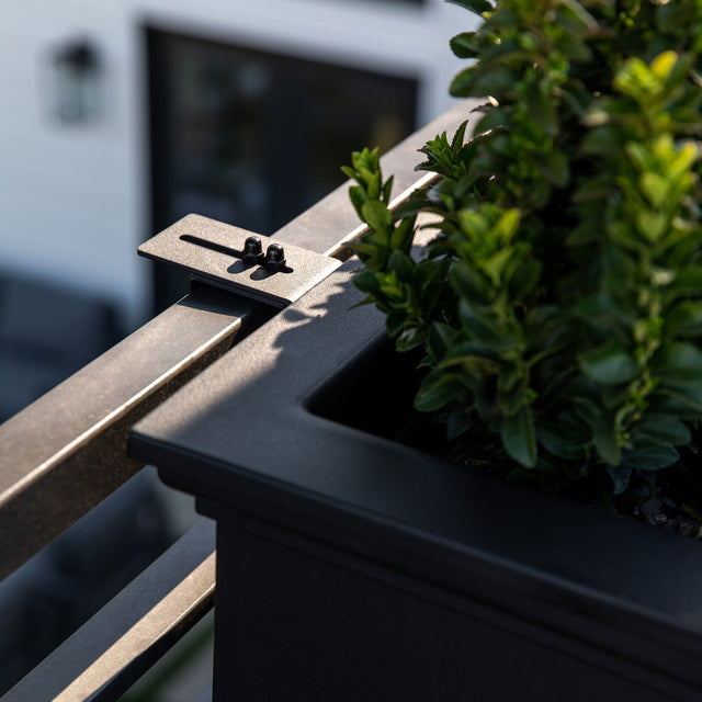 brixton hanging window box planter