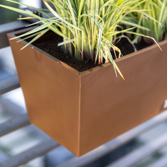 pure railing planter