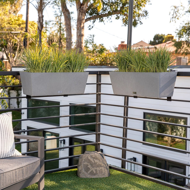 pure railing planter