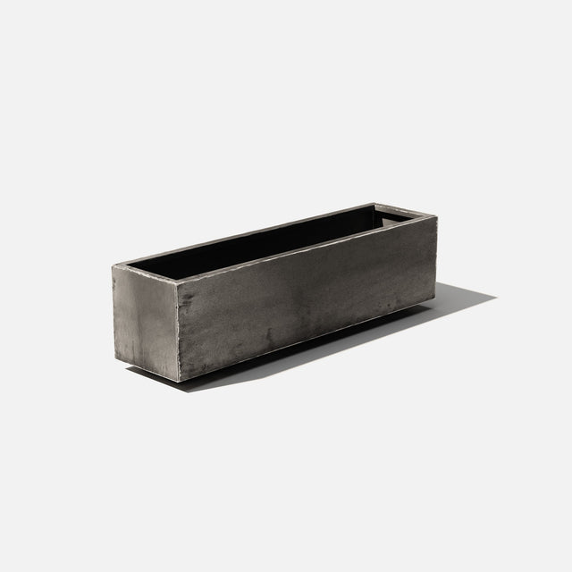 corten long box planter