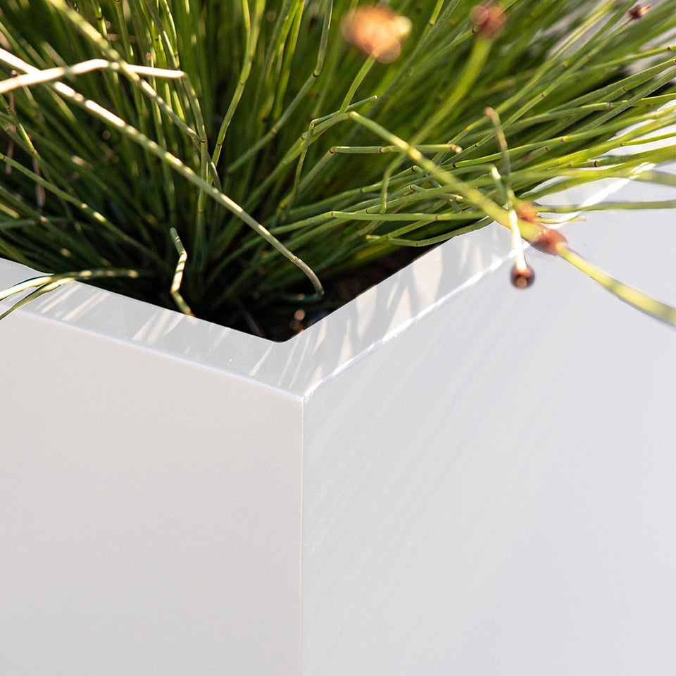 metallic raised garden bed planter