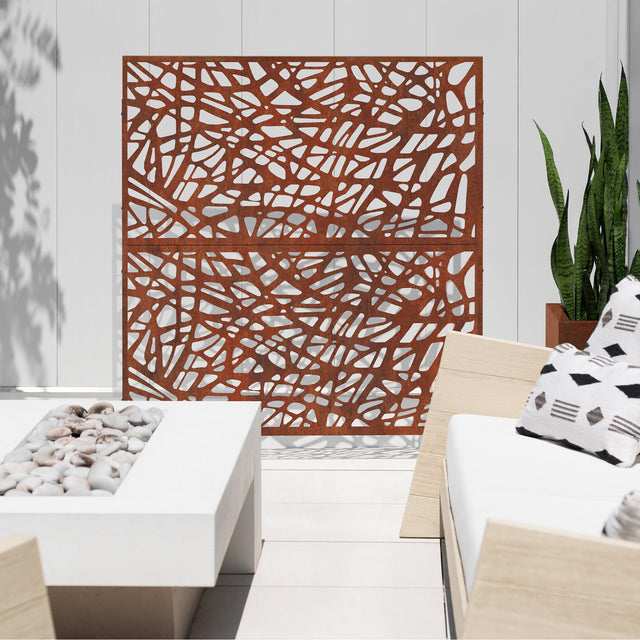 corten web privacy screen sets