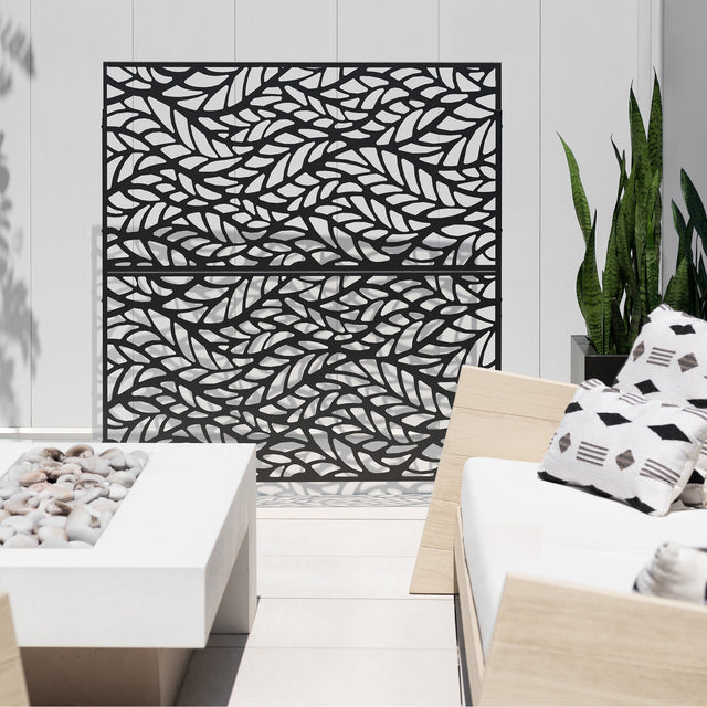 corten flowleaf privacy screen sets