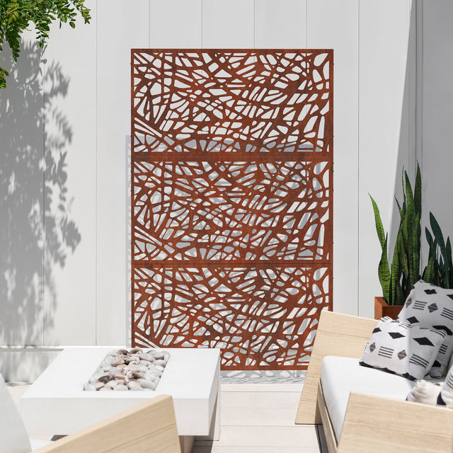 corten web privacy screen sets