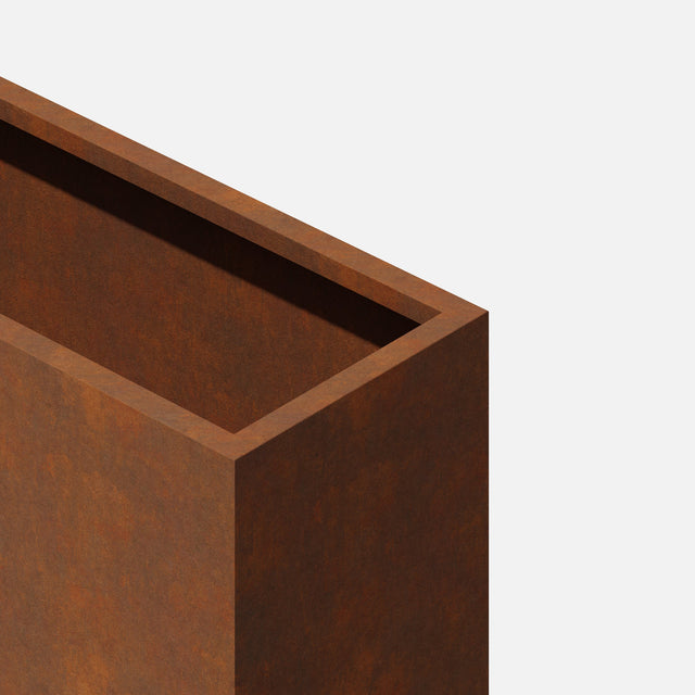 corten span planter