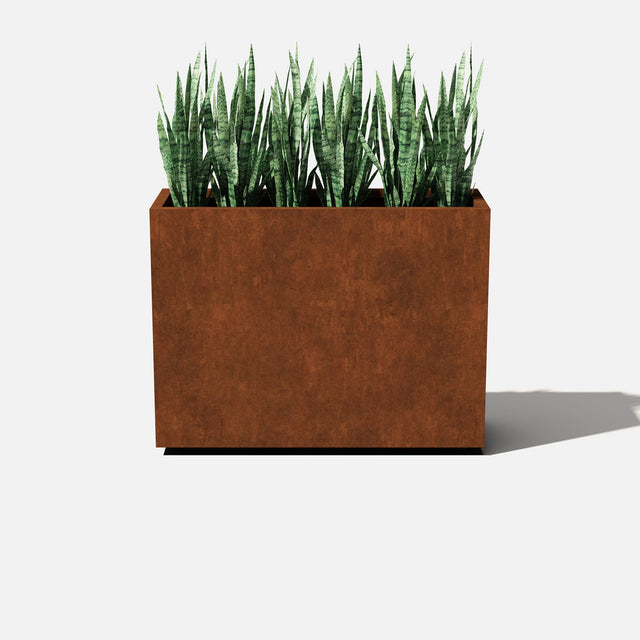 corten span planter