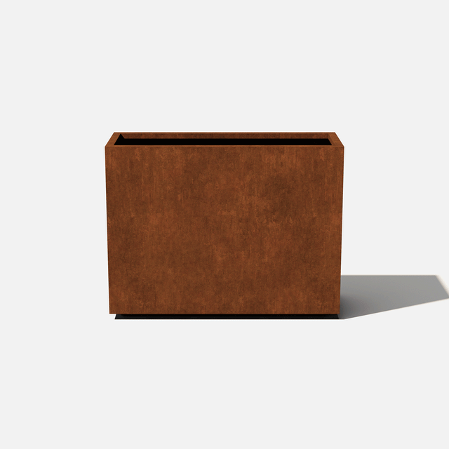corten span planter