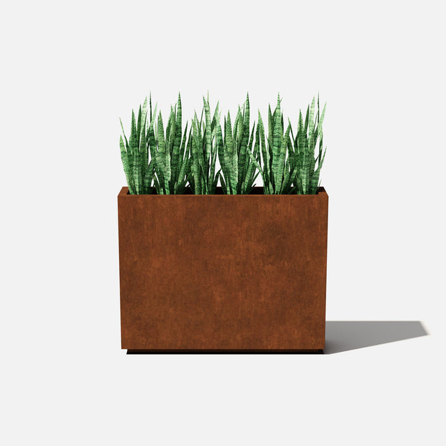 corten span planter