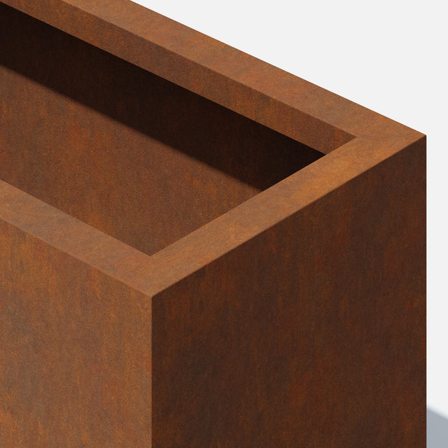 corten span planter
