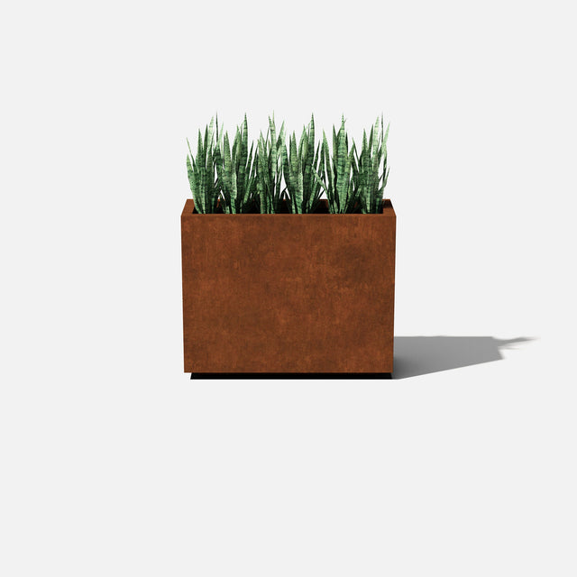 corten span planter