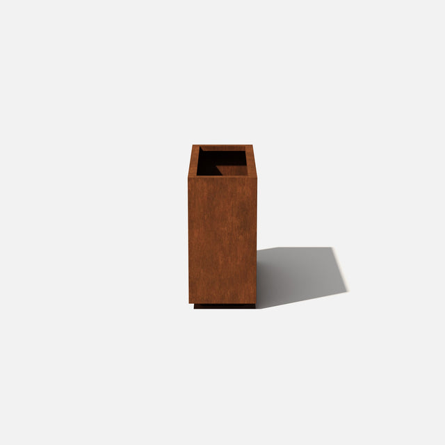 corten span planter