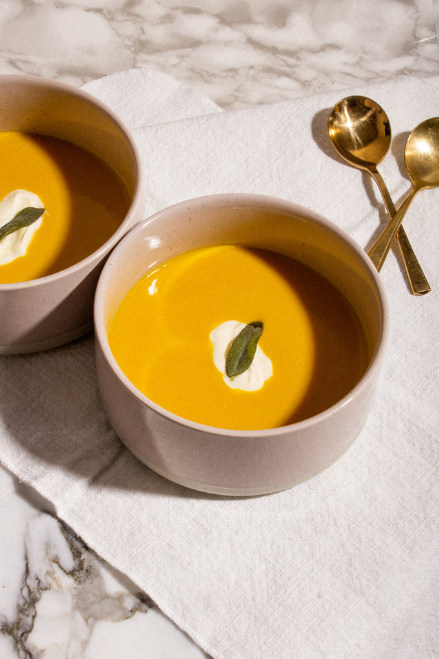 butternut squash with coconut milk soup