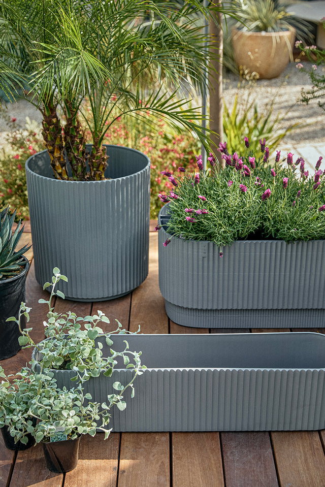 block railing planter