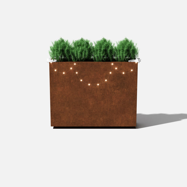 corten span planter