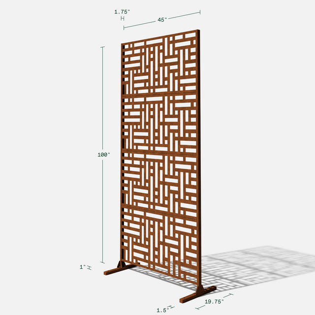 blocks privacy screen sets