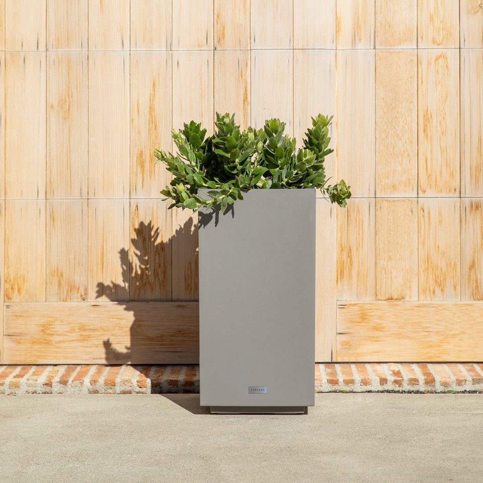 block pedestal planter