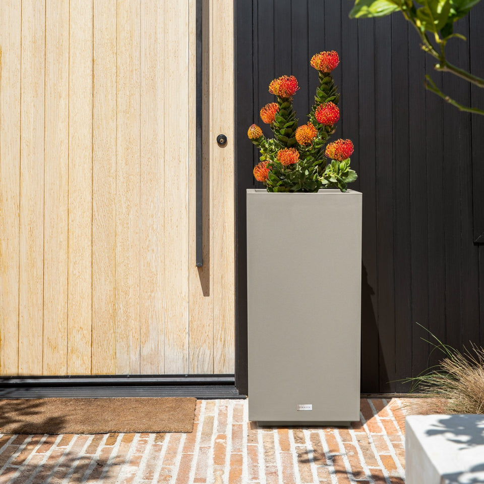 block pedestal planter