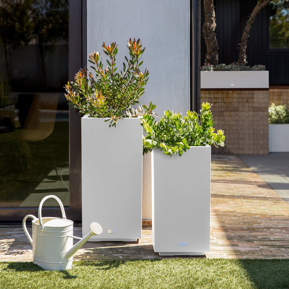 block pedestal planter