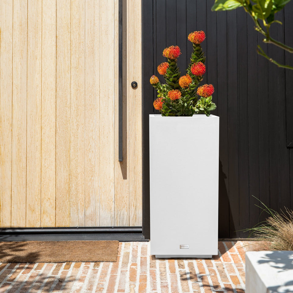 block pedestal planter