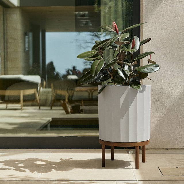 column raised planter