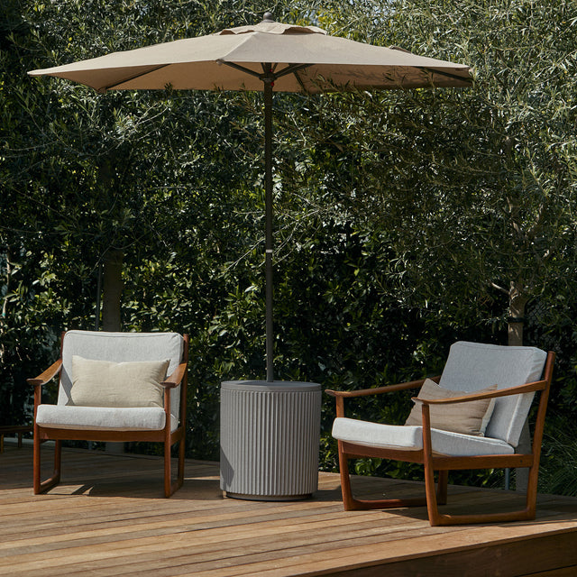demi shade side table terracotta / two pack
