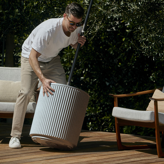 demi shade side table