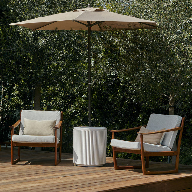 demi shade side table terracotta / two pack