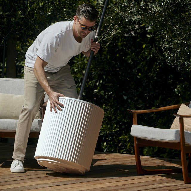 demi shade side table