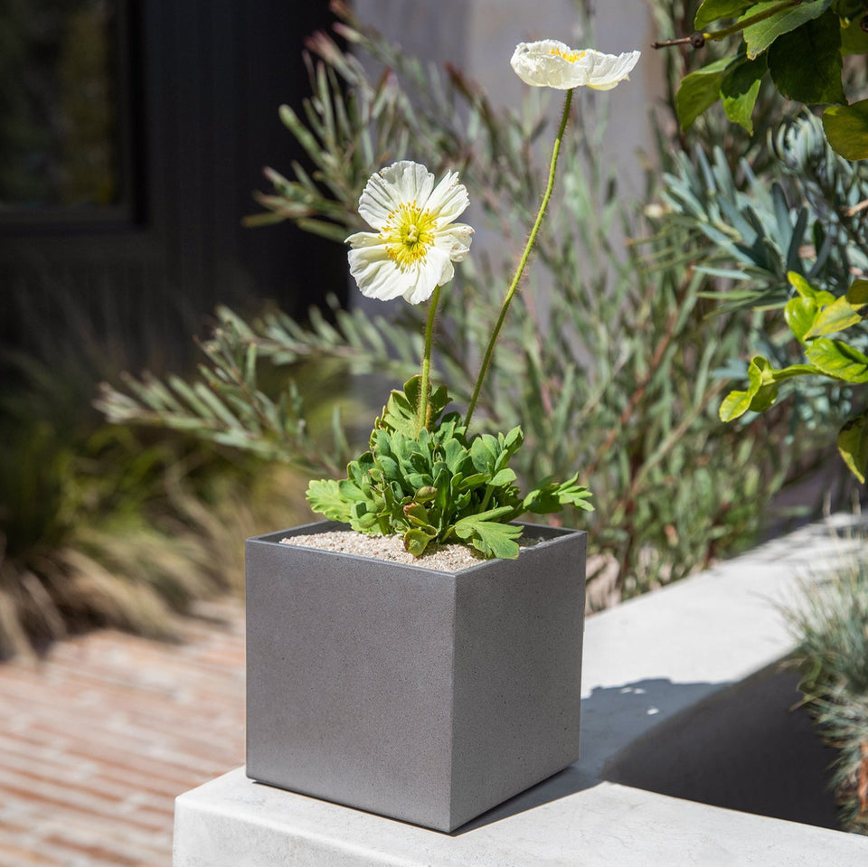 geo cube planter