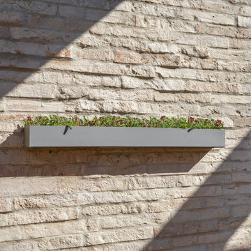 hanging troughs for plants Geo Hanging Planter Black by Veradek