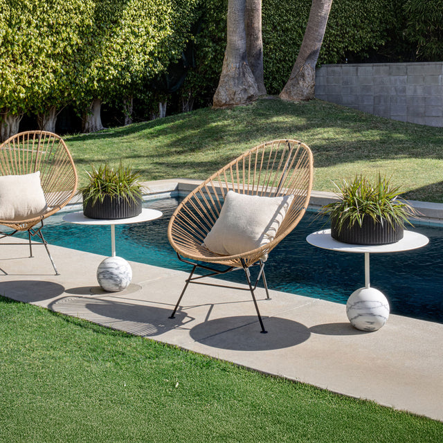 mod bowl planter duo