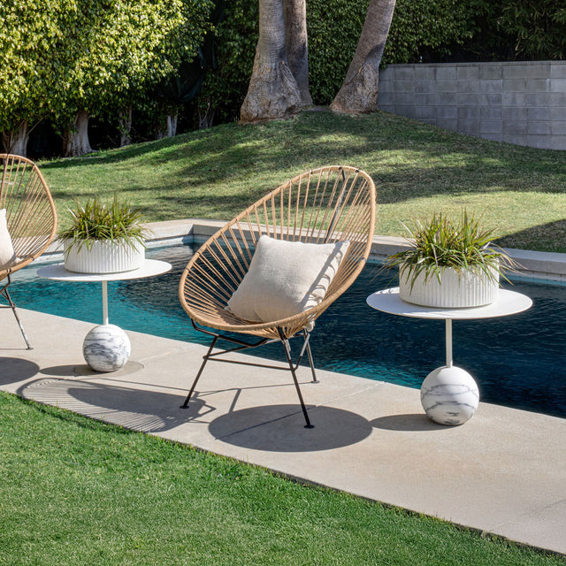 mod bowl planter duo