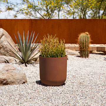 Jardinière Ronde En Acier Corten | Parker & Coop - Parker & Coop Ltd