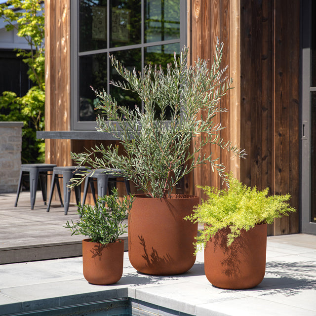 patina kona planter trio