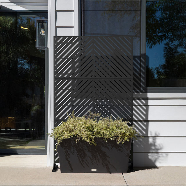 pure midori planter with privacy screen set