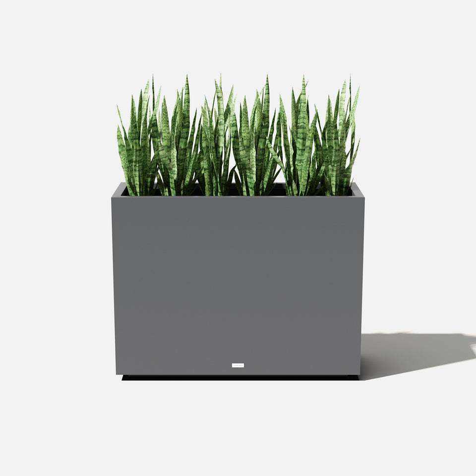 metallic span planter