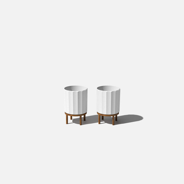 column raised planter