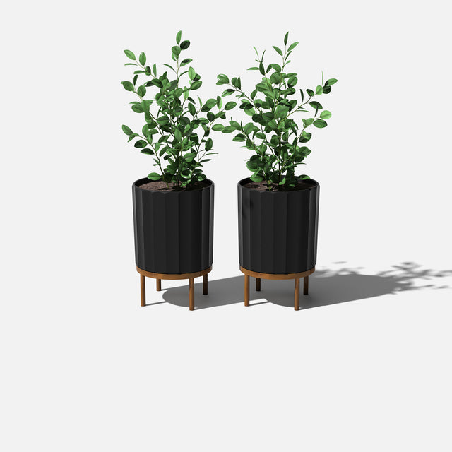column raised planter